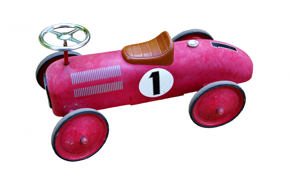 Obrázek k výrobku 1828 - Dětské retro vozítko růžové