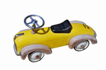 Dětské retro vozítko žluté
