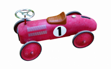 Dětské retro vozítko růžové